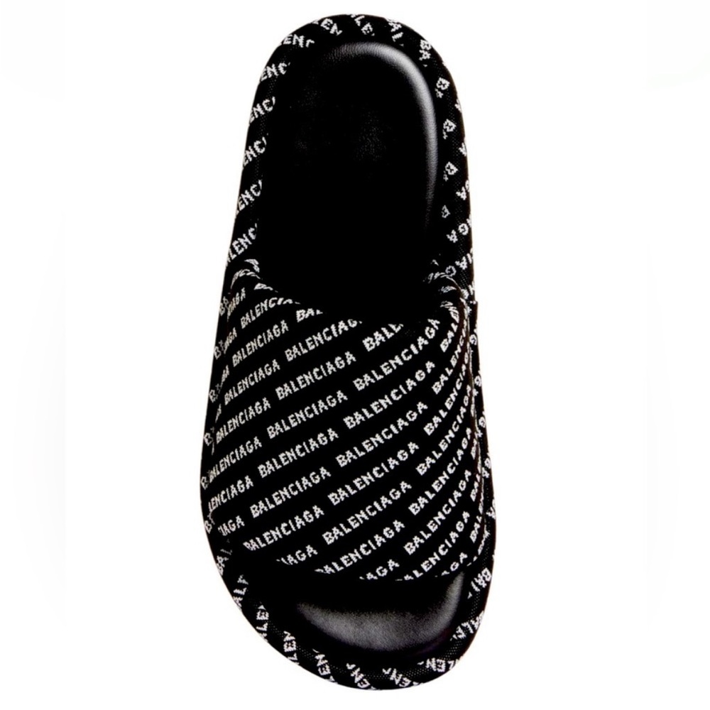 Balenciaga platform logo slides